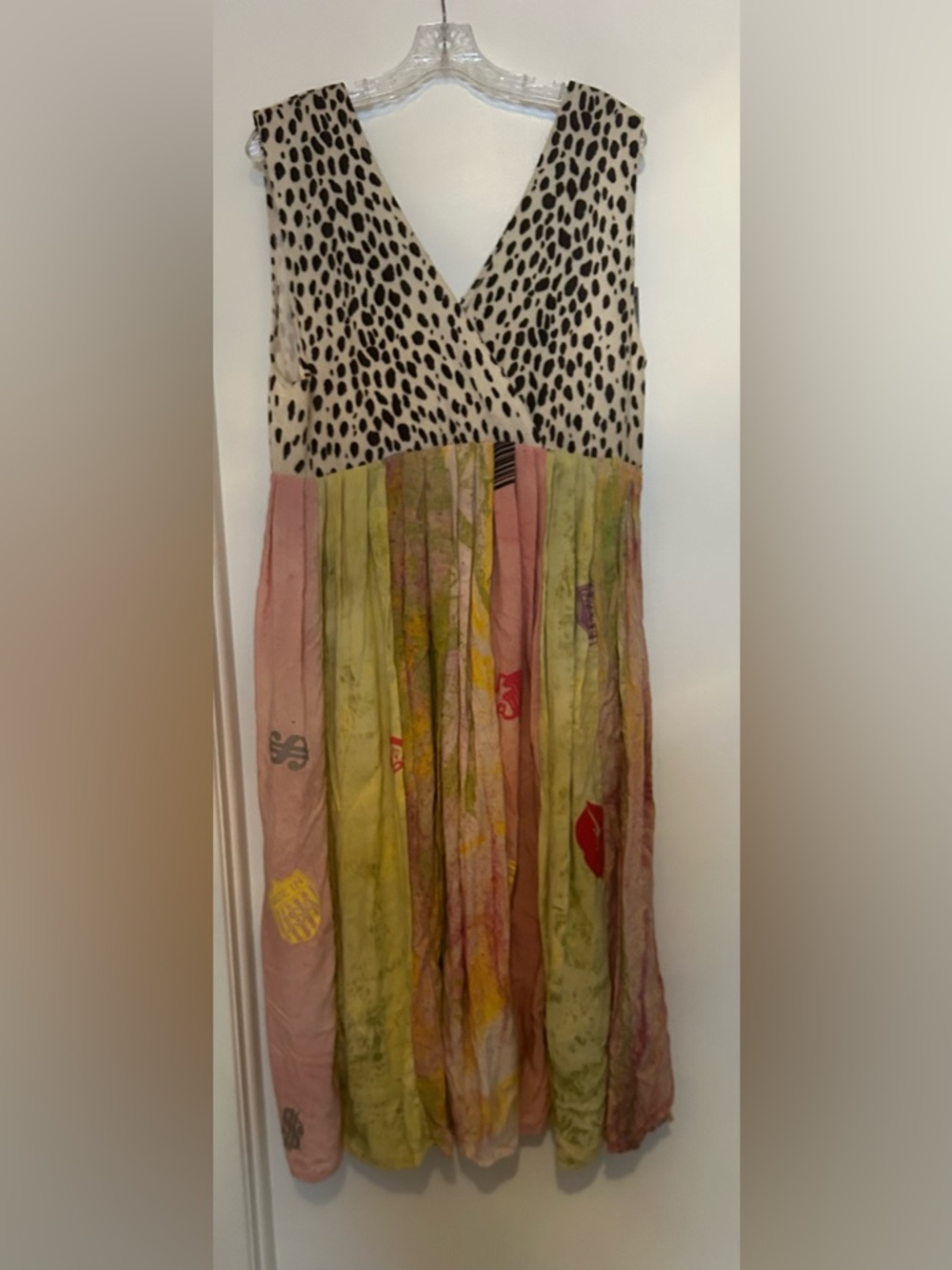 Vintage Stanley Gretzinger Mixed animal  Print Maxi Dress L